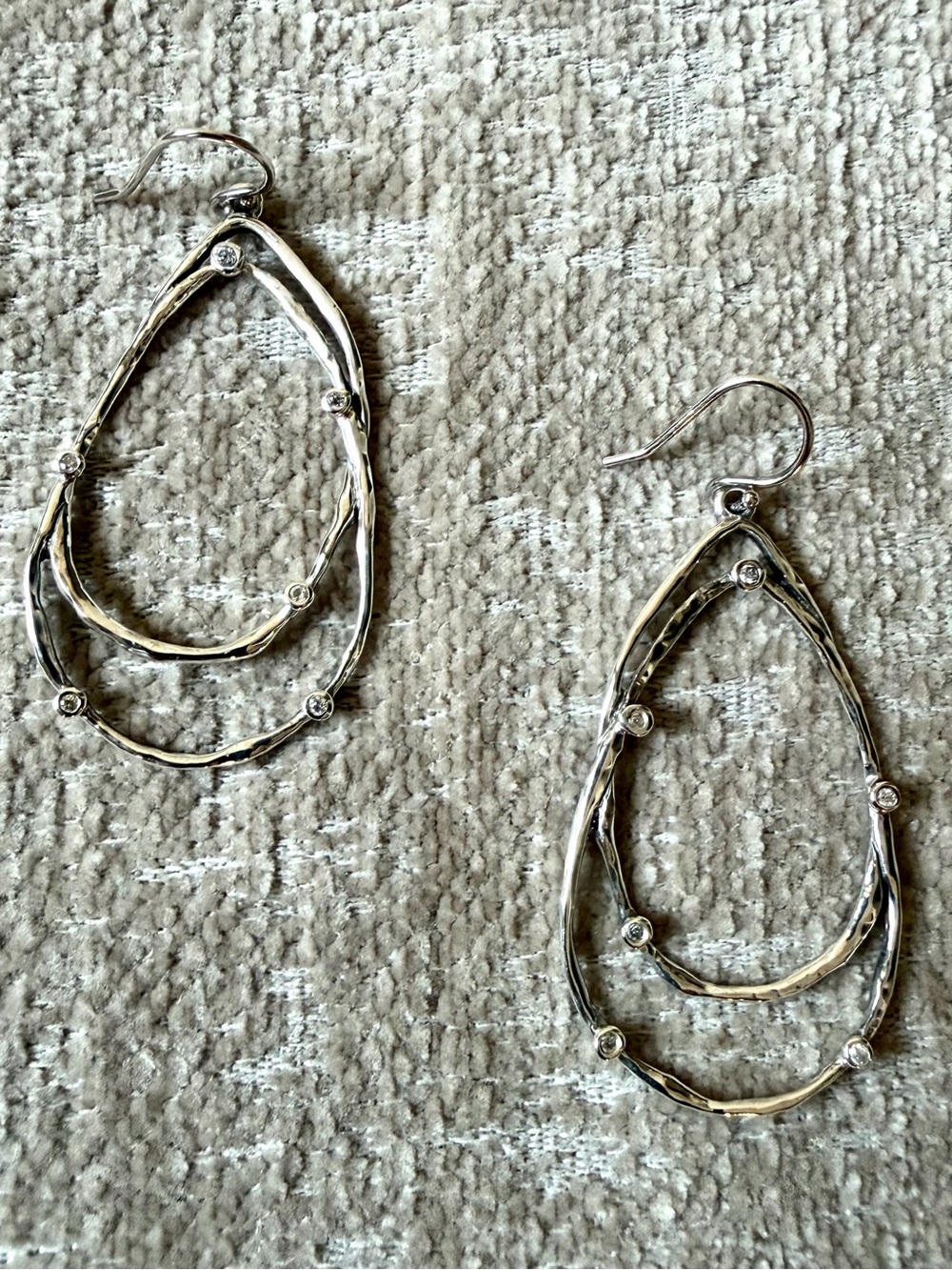 Silpada Constellation Earrings CZ stones